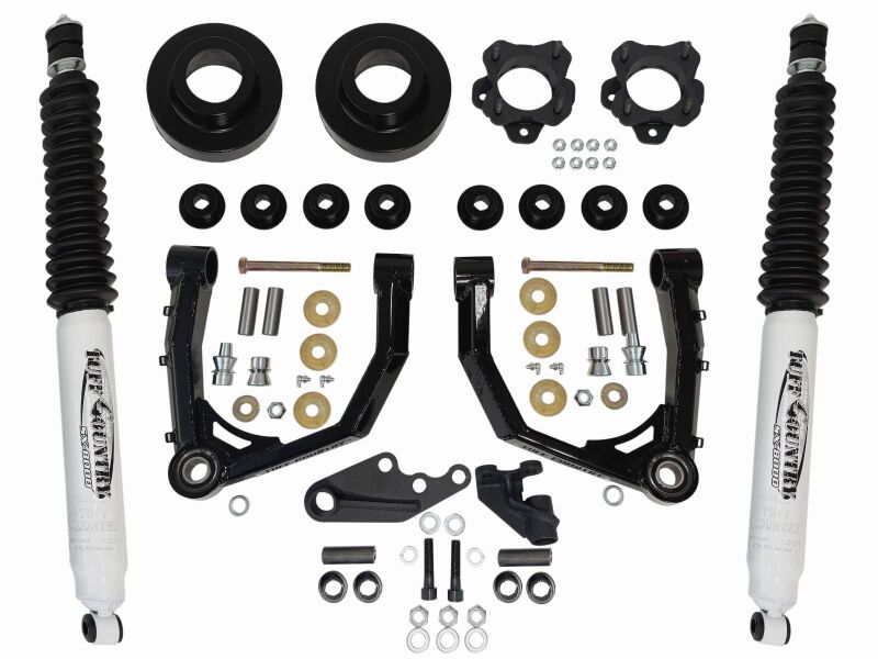 Toyota Tundra Suspension Lift Kit - Tuff Country - 3in Lift w/ Boxed Uniball Control Arms w/ Front Diff Drop & Shocks - `22-`27
